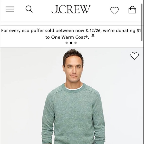 J.Crew Mens Plaited Linen Cotton Sweater - Picture 5 of 6